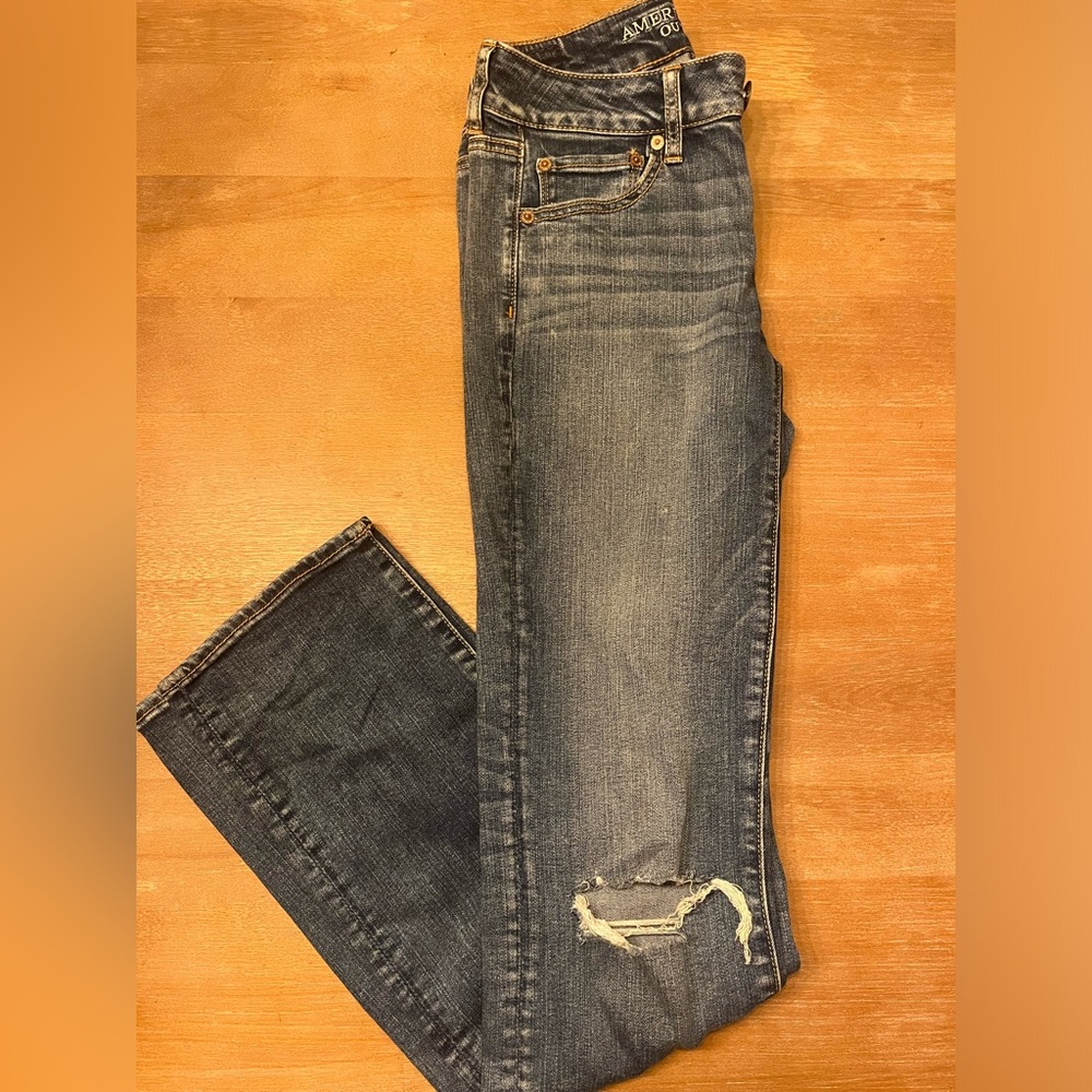 American Eagle Outfitters Straight Jeans Size 4 Long